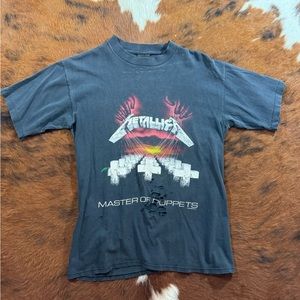 Vintage Official Metallica brand 1987 Tour tee